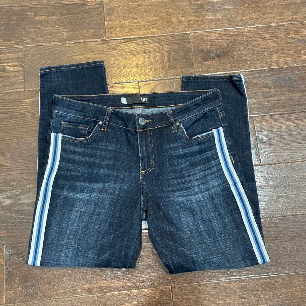 Kut From The Kloth Size 10 Stevie Ankle Straight Leg High Waist